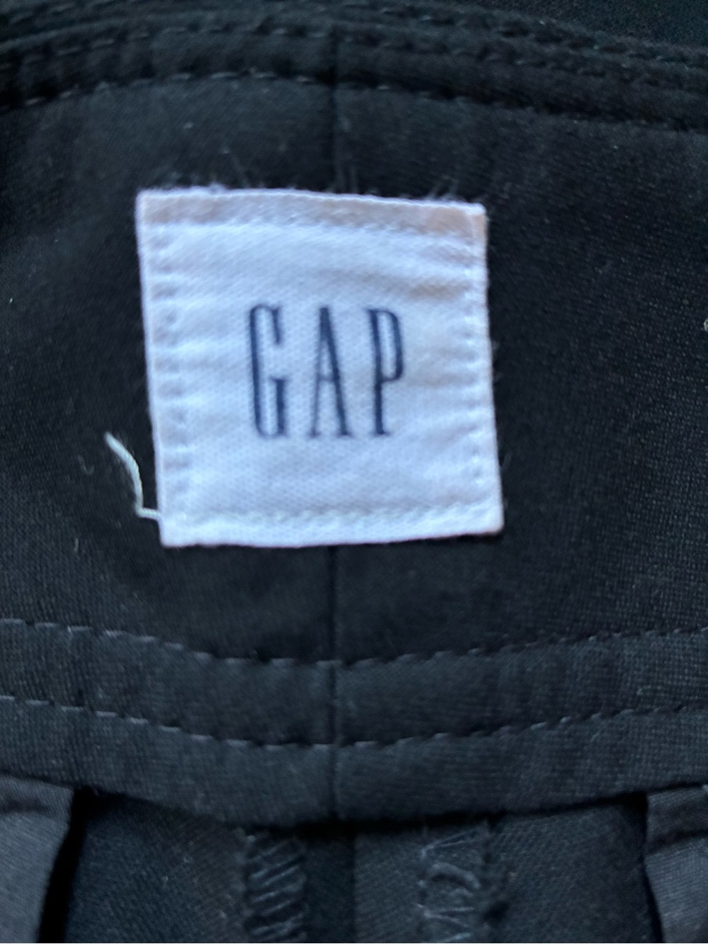 GAP Black Tailored Culotte with Branded Waist Label - Picture 7 of 8
